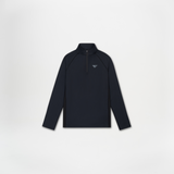 Quarter Zip Longsleeve svart