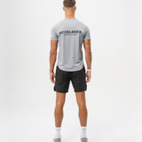 Svart Treningsshorts Pace back view