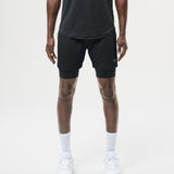 svart 2 in 1 shorts 