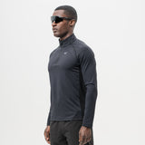 Black longsleeve quarter zip side view